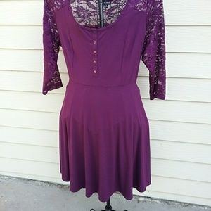 **SOLD** Torrid Plum Dress
